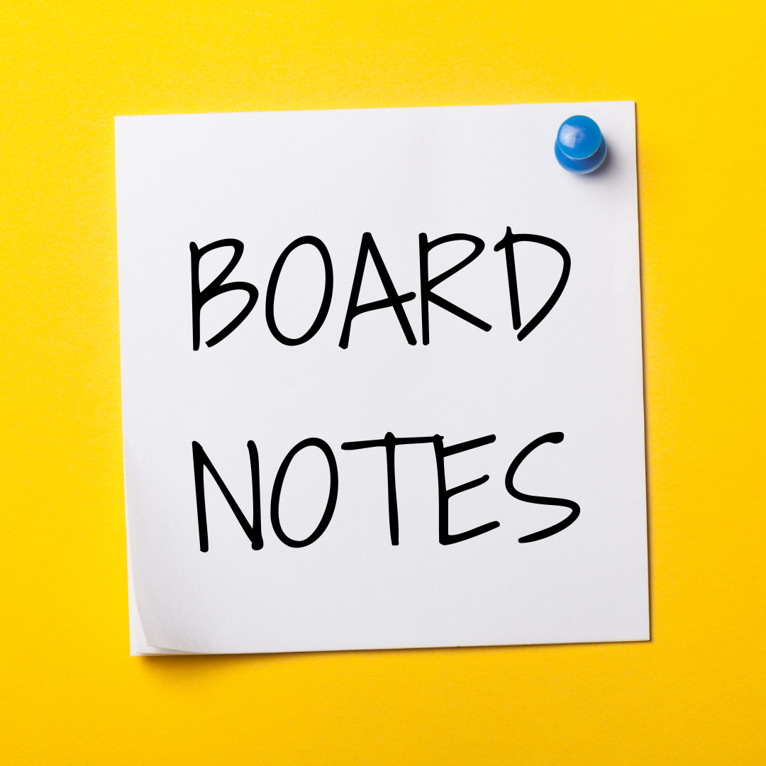 Board Minutes for January 2024